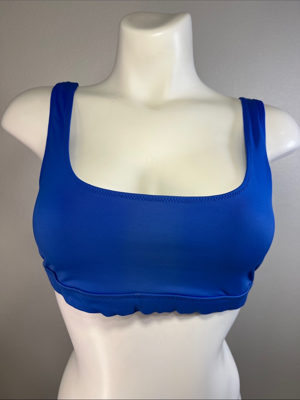 SKIMS Cobalt Scoop-Neck Bralette LARGE
